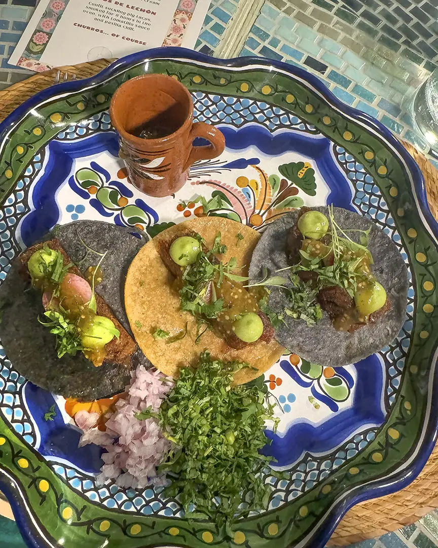 Tacos on talavera