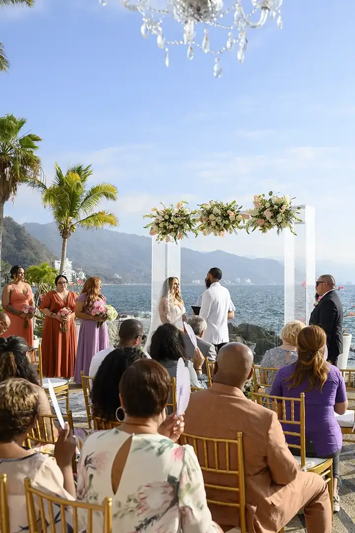 Vows at the arch