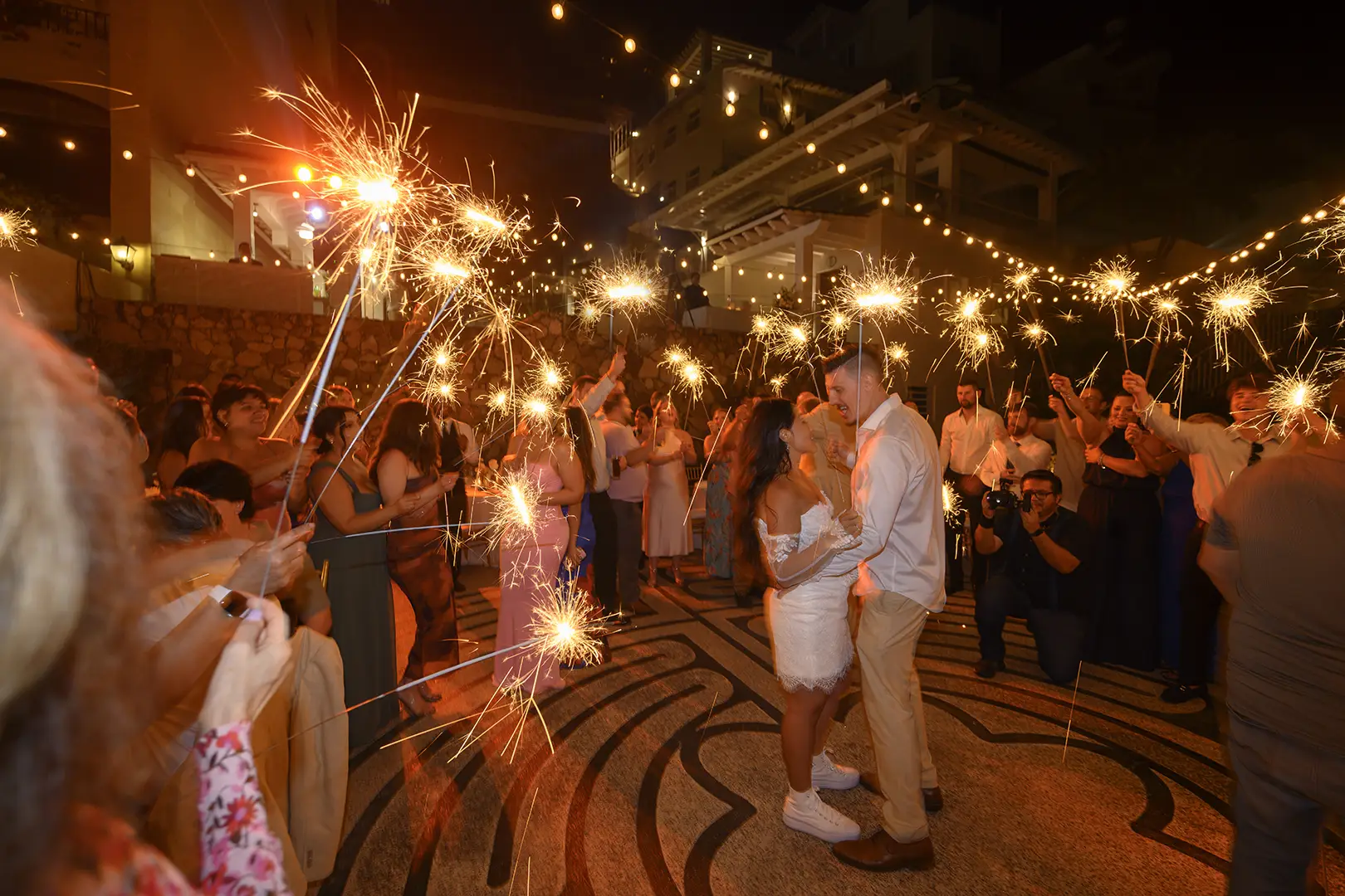 Sparkler send-off