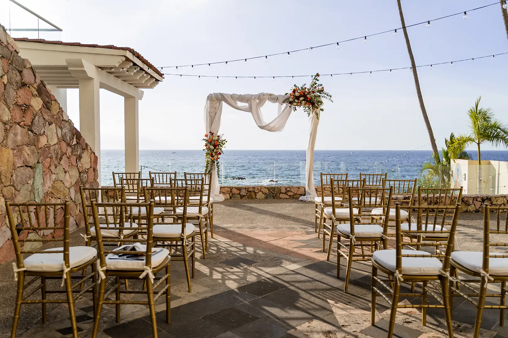 Ceremony rows over the ocean