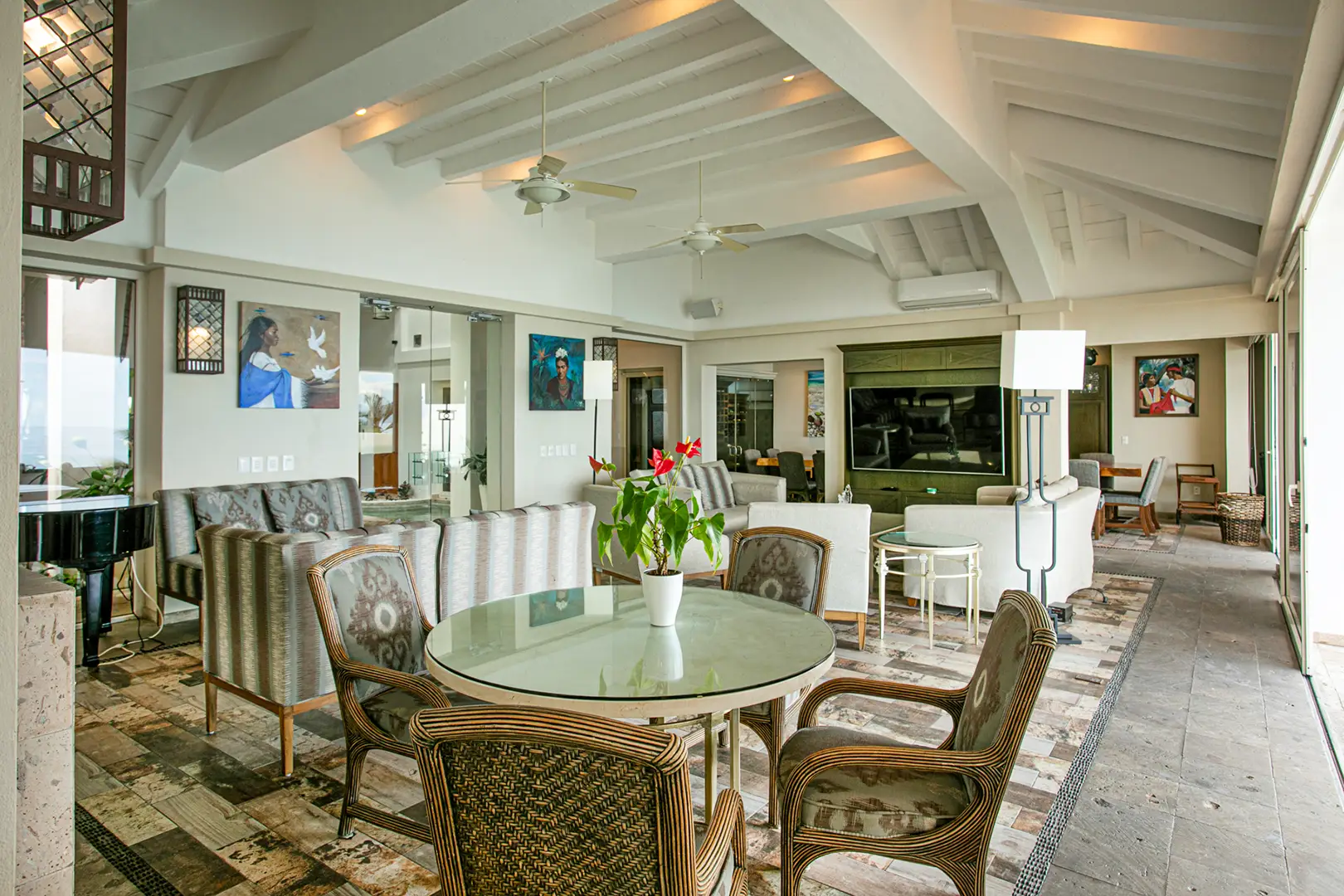 Living room toward the bar
